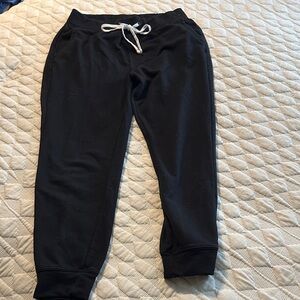 Old Navy Black Joggers with White Drawstring